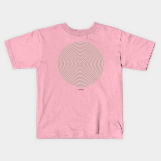 Meditation 1 - Warm Gray Kids T-Shirt by BonzoTee